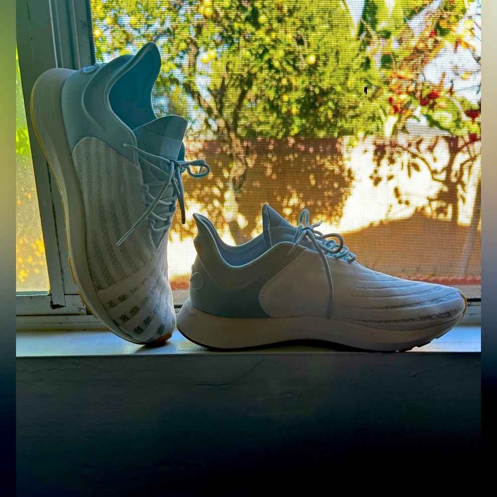 Saysh sneakers powder blue and white